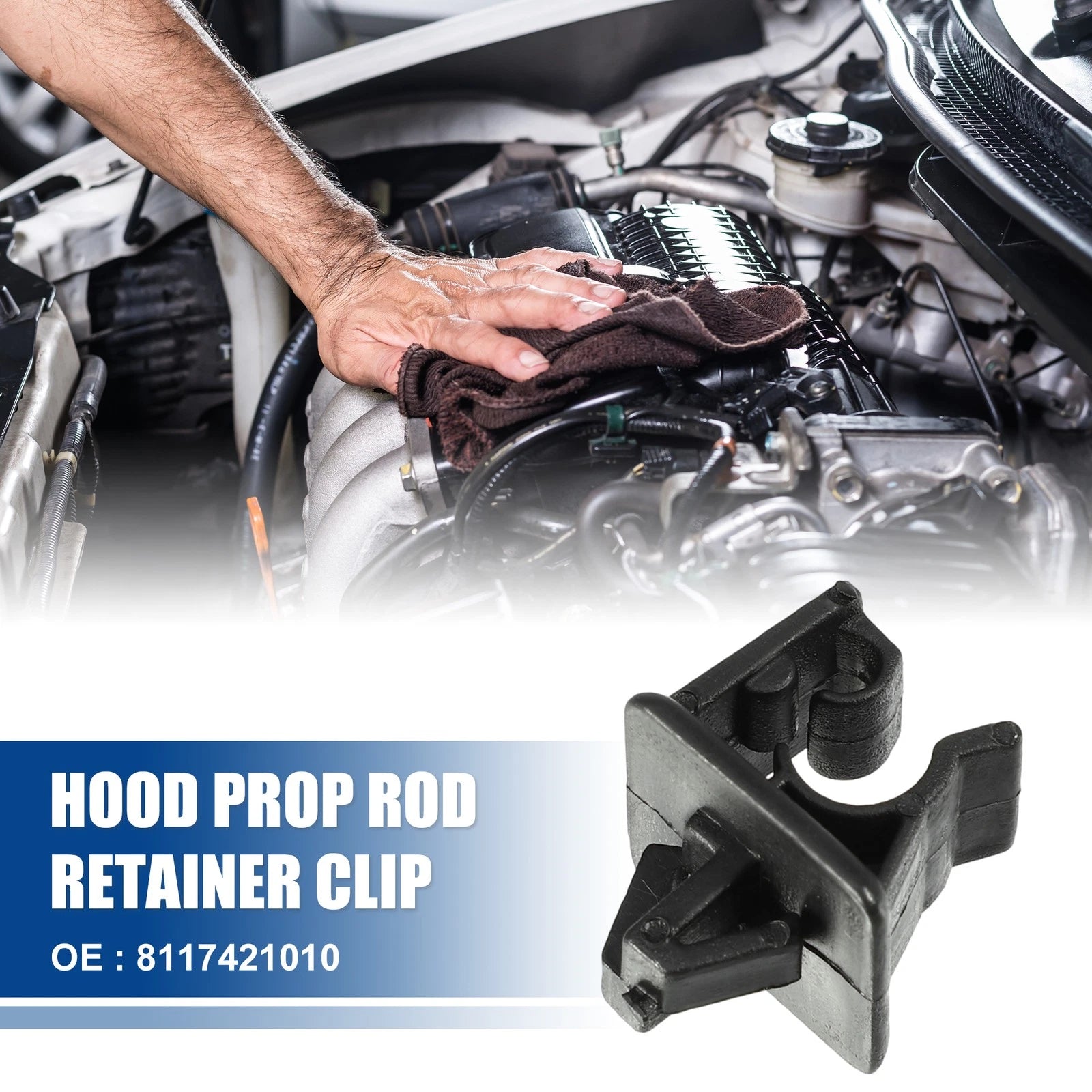 20 Pcs Hood Prop Rod Holder for Nissan Xterra (2005–2013) No. 8117421010