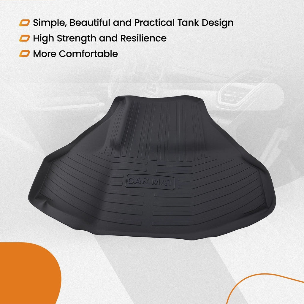 All Weather Rear Trunk Bed Mat for Honda Accord (2013–2017) Anti-Slip TPE