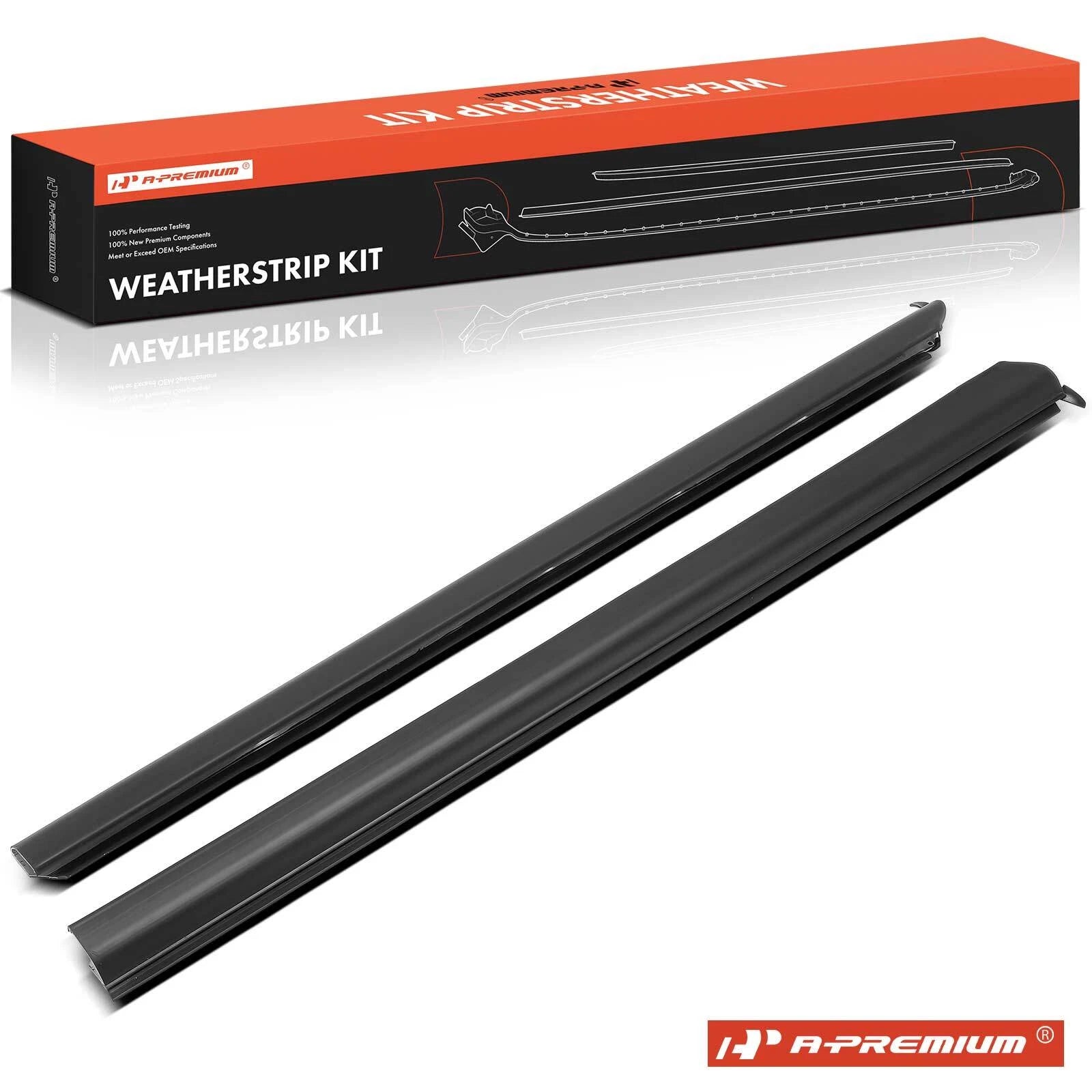 Set of 2 Weatherstripping Seals for Ford Ranger (1999–2011)