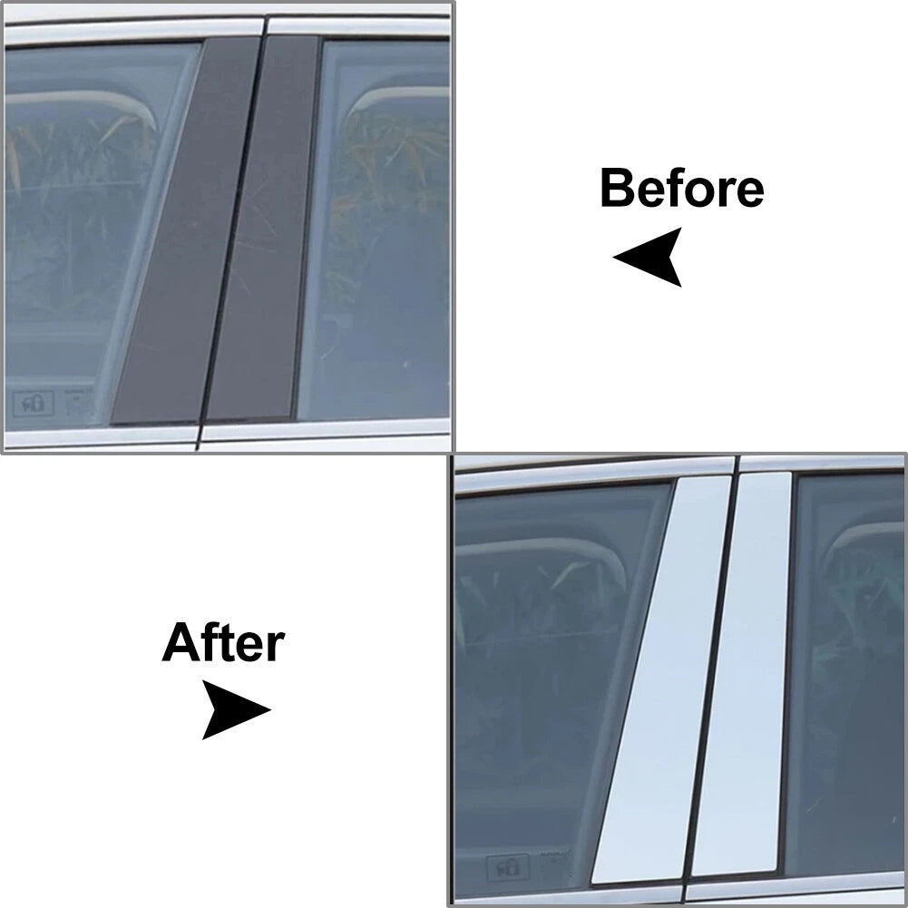 Set of Pillar Post Door Window Trim Kit for Mazda CX-5 (2017–2024)