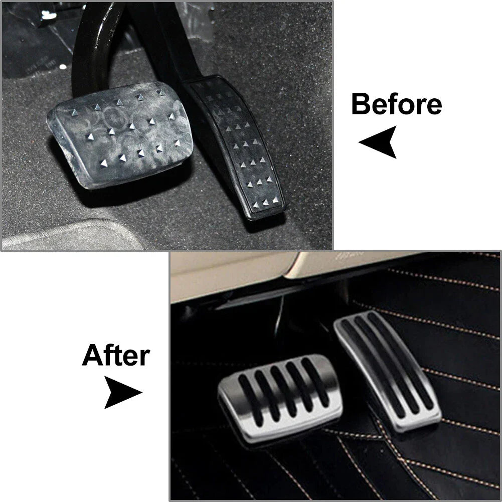 Stainless Steel Fuel Brake Pedals Covers for Cadillac SRX (2010-2016)