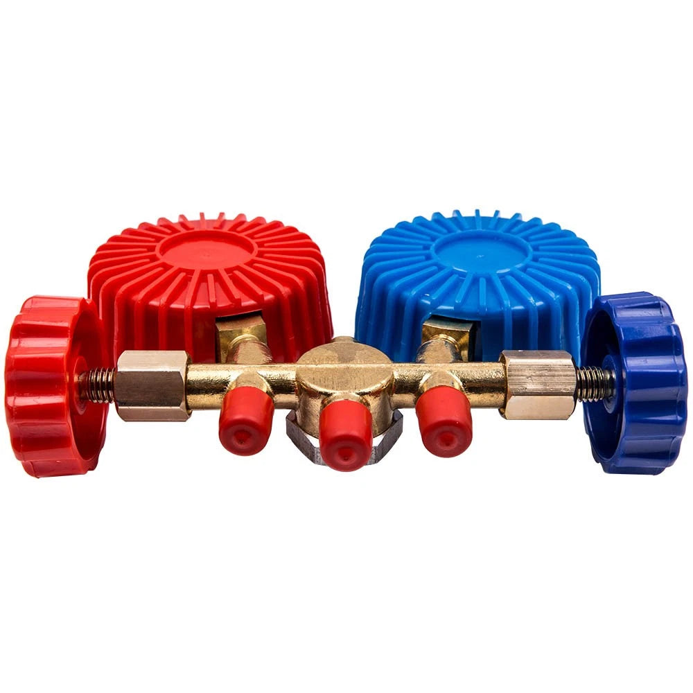 Manifold Gauge Kit with 5ft Charging Hose for HVAC AC R134a