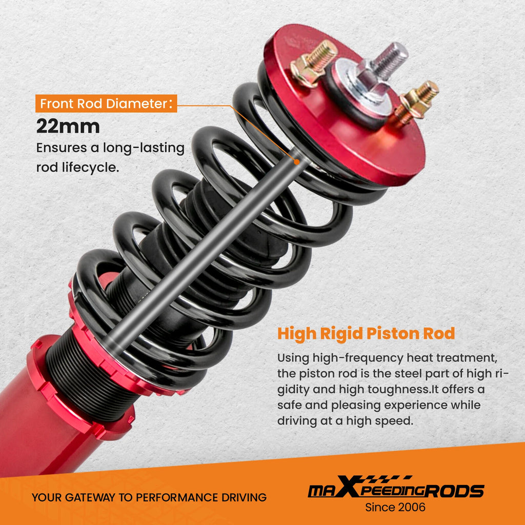 Coilovers Lowering Kit for Honda Civic EG EK Del Sol (1992–2000) Integra DC2 (1994+)