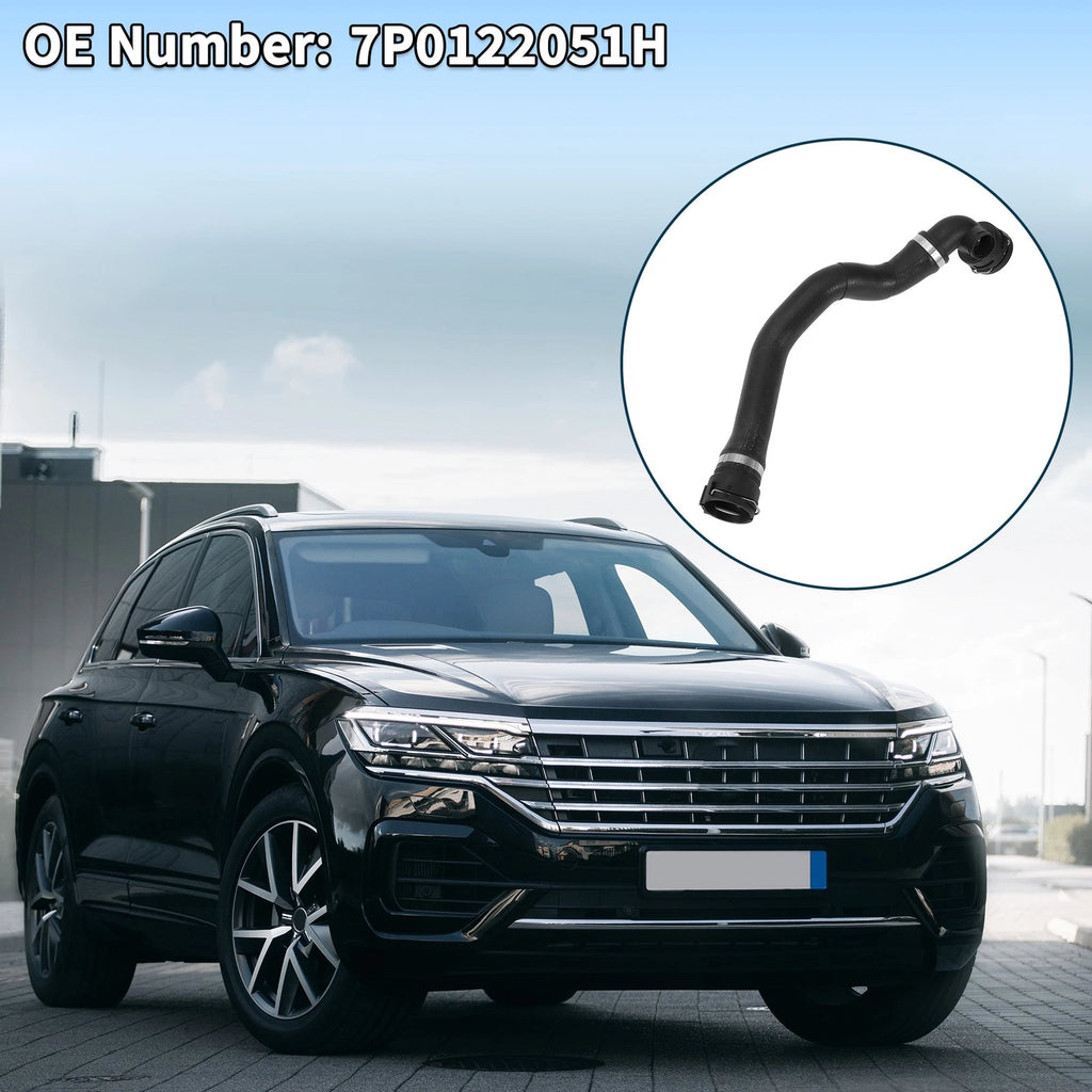 Upper Radiator Hose for Volkswagen Touareg 3.0L (2004–2010) No. 7P0122051H
