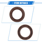 2X Crankshaft Seal No. 91212P2FA01 for Honda Civic (1992–2000)