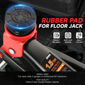 Set of 2 Rubber Pad Adapters for Floor Jack Protection (Universal)