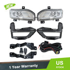 Front Driving Clear Fog Lights for Nissan Rogue SL SV (2017–2020)