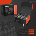Set of 3 Ignition Coils & 6 Iridium Spark Plugs for Mitsubishi