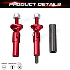 Adjustable Front Rear Bumper Lip Splitter Support Strut Rod for Universal (-)