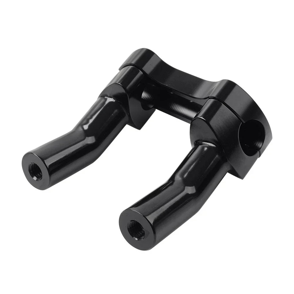 4" Tall Pullback Handlebar Riser 5-Hole Clamp for Harley Tour Super