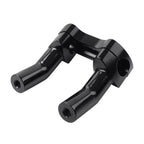 4" Tall Pullback Handlebar Riser 5-Hole Clamp for Harley Tour Super
