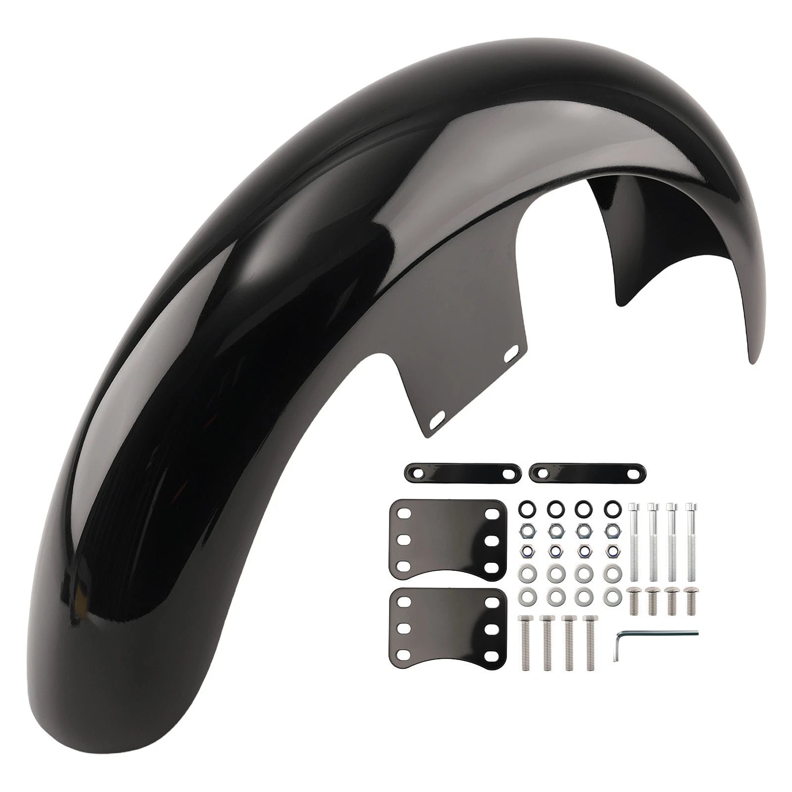 Black Front Fender for Harley Touring Electra Glide Classic CVO (2004–2005)