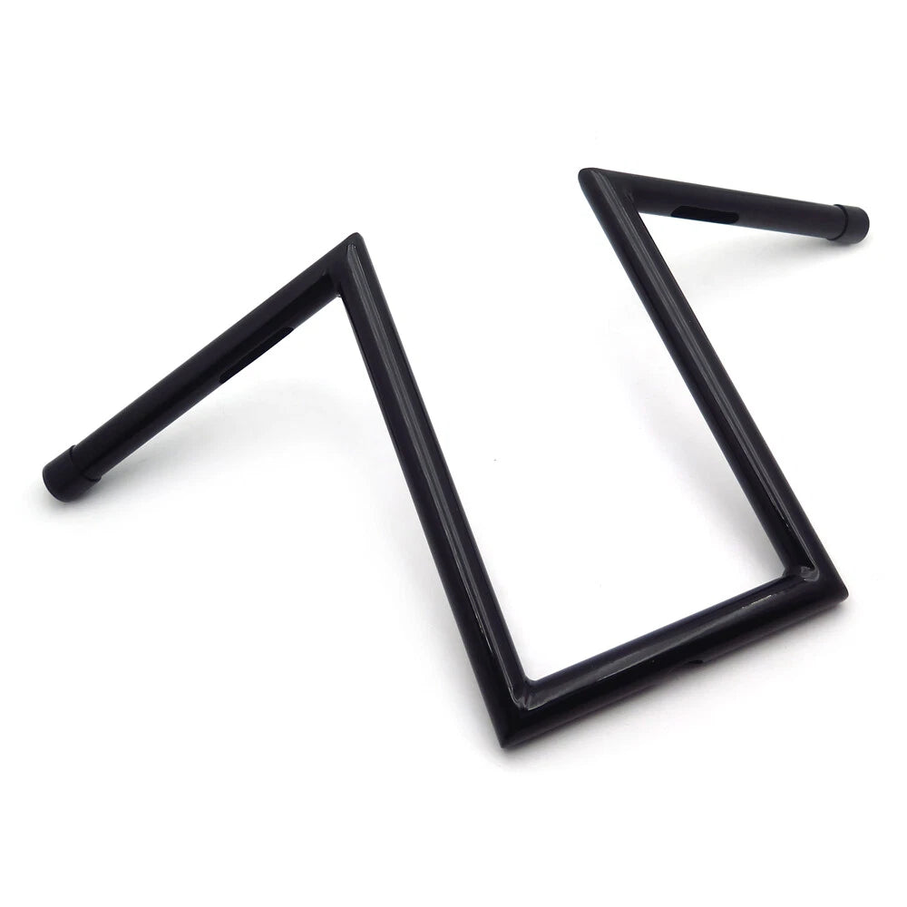 10.5" Rise 1" Ape Hanger Z-Bar Handlebar for Harley (Universal)