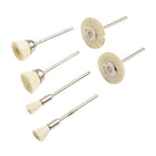 Cleaning Brushes Set of 5 Rust Steel Tool 15-25mm 2.35mm Abrasive