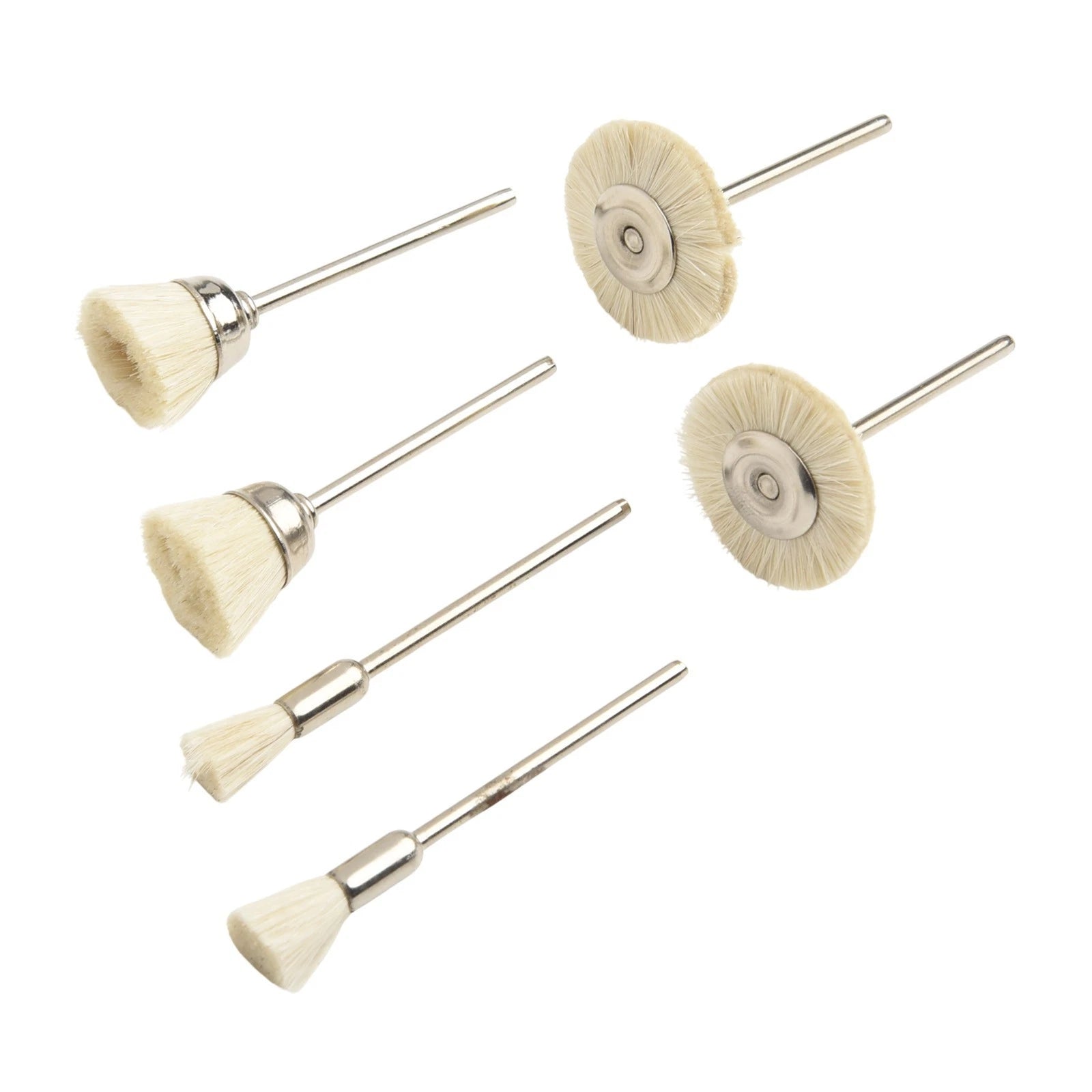Cleaning Brushes Set of 5 Rust Steel Tool 15-25mm 2.35mm Abrasive