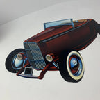 Metal Wall Sign for Ford Roadster Hot Rod (1932–1932) (24 x 15 Inch)