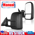 Manual Extending Towing Mirrors for Chevy GMC C/K 1500 2500 3500