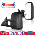 Manual Extending Towing Mirrors for Chevy GMC C/K 1500 2500 3500