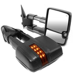 Power Heated LED Turn Signal Towing Mirror for Chevy Silverado GMC Sierra (1999–2002)
