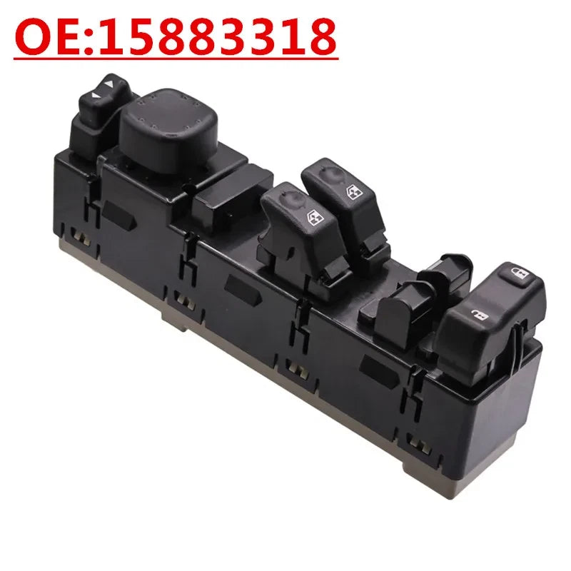 Front LH Master Window Control Switch for Chevy Silverado GMC Yukon (1999–2006)