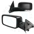 2X Power Heated Side Mirrors with Turn Signal for Dodge Ram 1500 (2009–2019)
