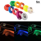LED Car Interior Atmosphere Strip Light for Universal Vehicles (5m)