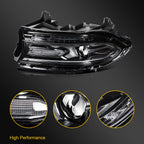 Left Side Headlight Assembly for Dodge Charger (2015–2023) Black Housing