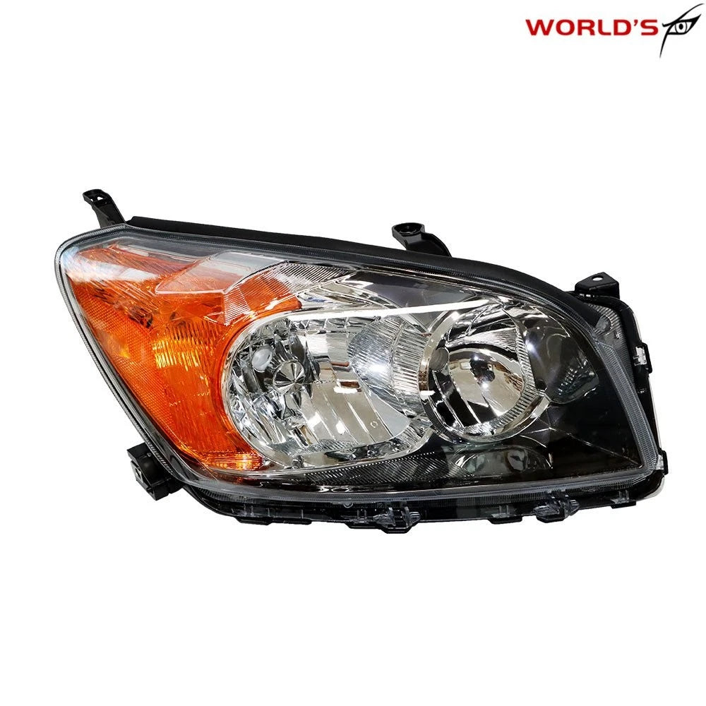 Set of 2 Headlights for Toyota RAV4 Sport (2009–2012) Black Housing