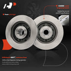 Front Disc Brake Rotors & Ceramic Pads for Ford F-250 Super Duty (2005–2007)