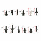 Push Pin Rivet Fasteners for Car Body Trim Panel (350-Piece) (-)