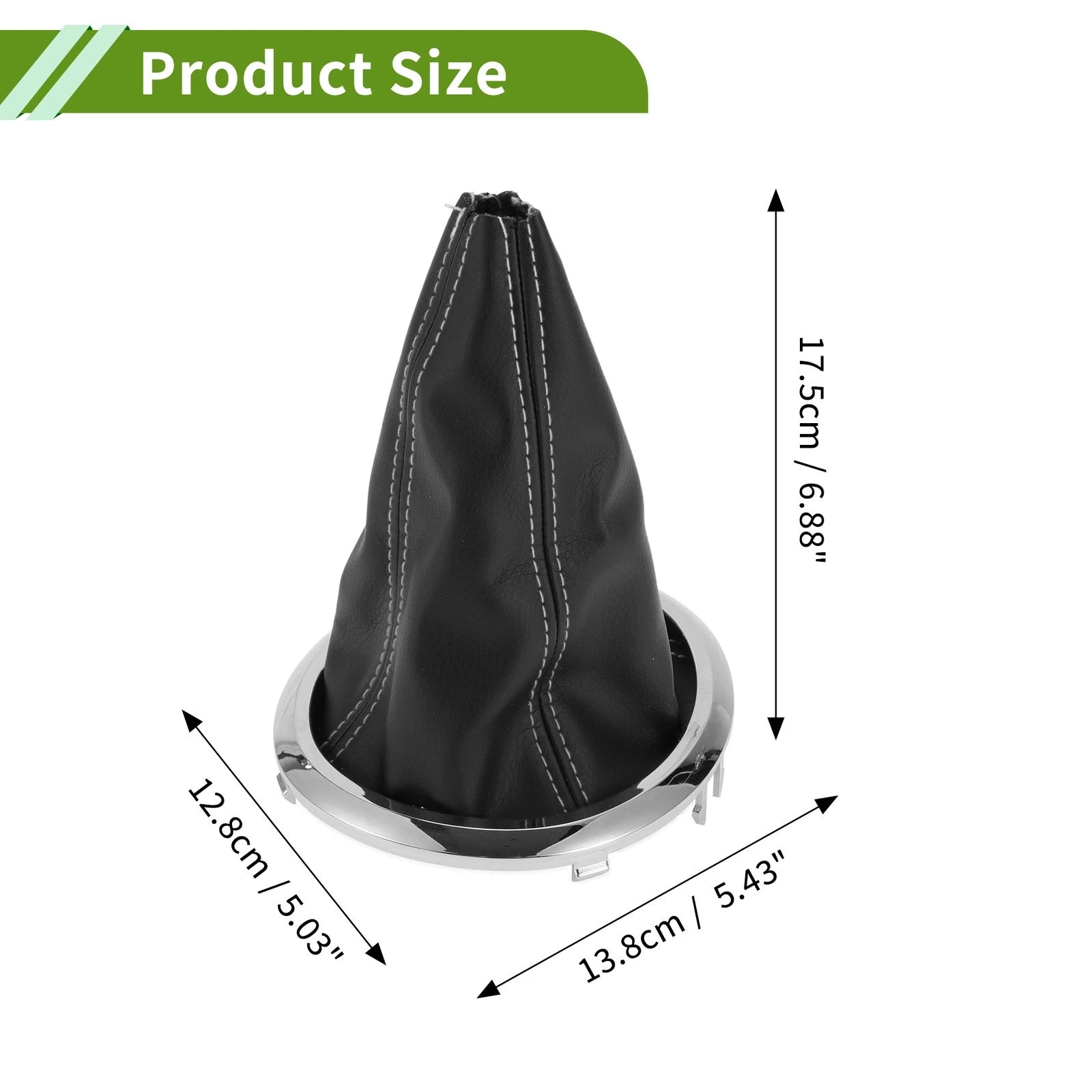 Chrome Gear Shift Stick Gaiter for Suzuki Swift 