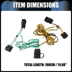 4-Pin Trailer Wiring Harness Kit for Dodge Ram 1500 (1995-2001)