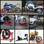 Heavy Duty Front Motorcycle Wheel Chock Stand for 15-20" Tire (15-20)