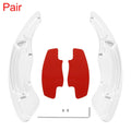 Aluminum Alloy Silver Tone Steering Wheel Shift Paddle for Honda Civic