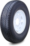 WINDA Trailer Tire Rim ST235/85R16 12-Ply 8 Lug x 6.5" White Spoke