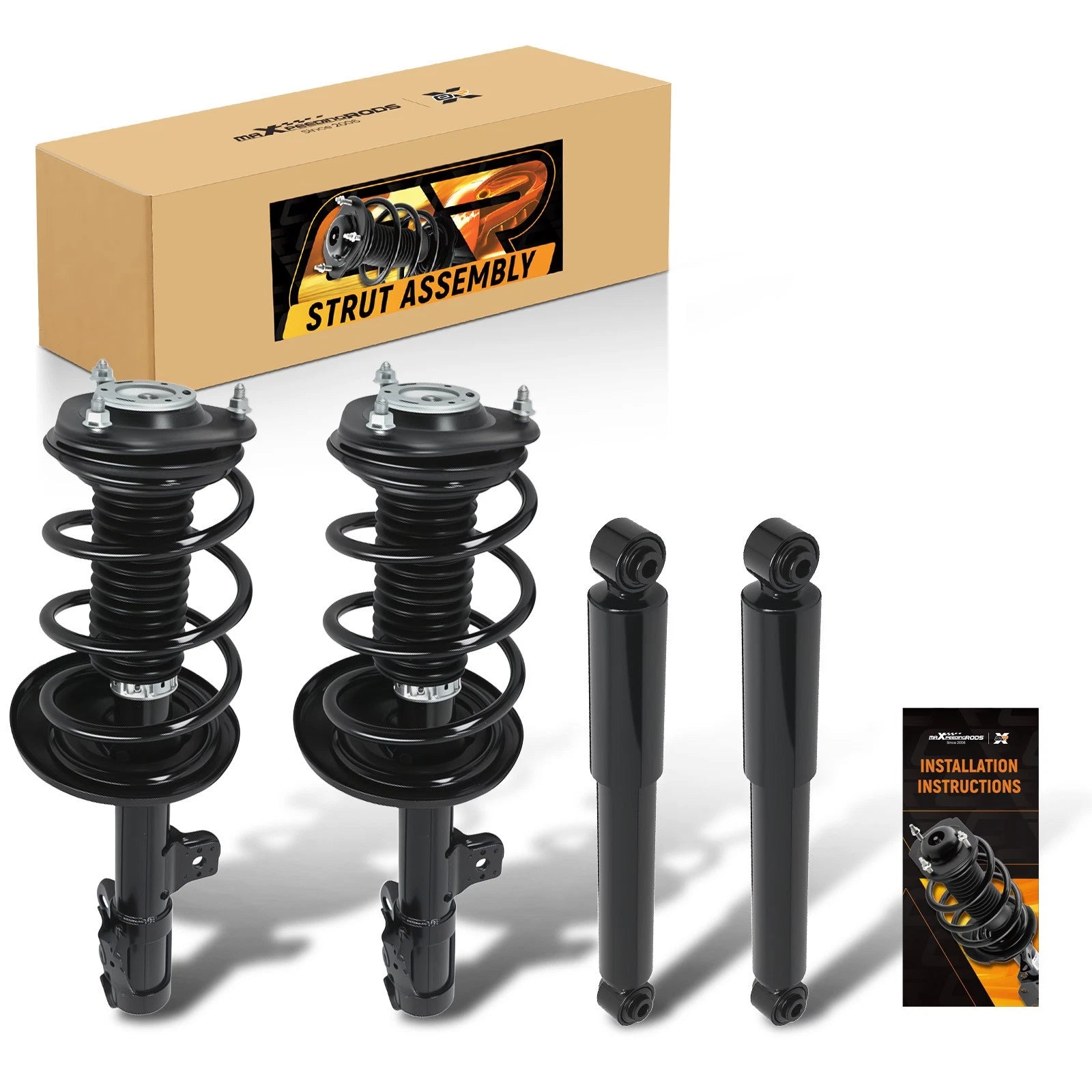 Set of 4 Complete Struts and Shocks for Toyota RAV4 (2013–2018)