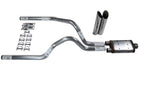 2.5" Dual Exhaust Kit for Dodge Dakota (1987–1996) Magnaflow XL Slash Tips
