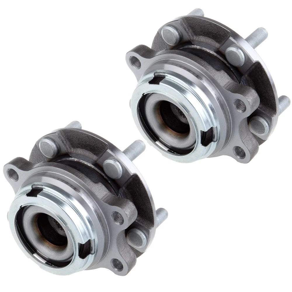 Set of 2 Front Wheel Hub Bearings for Infiniti G37 G35 EX35 EX37 FX45 FX50 M35 (2009–2013)