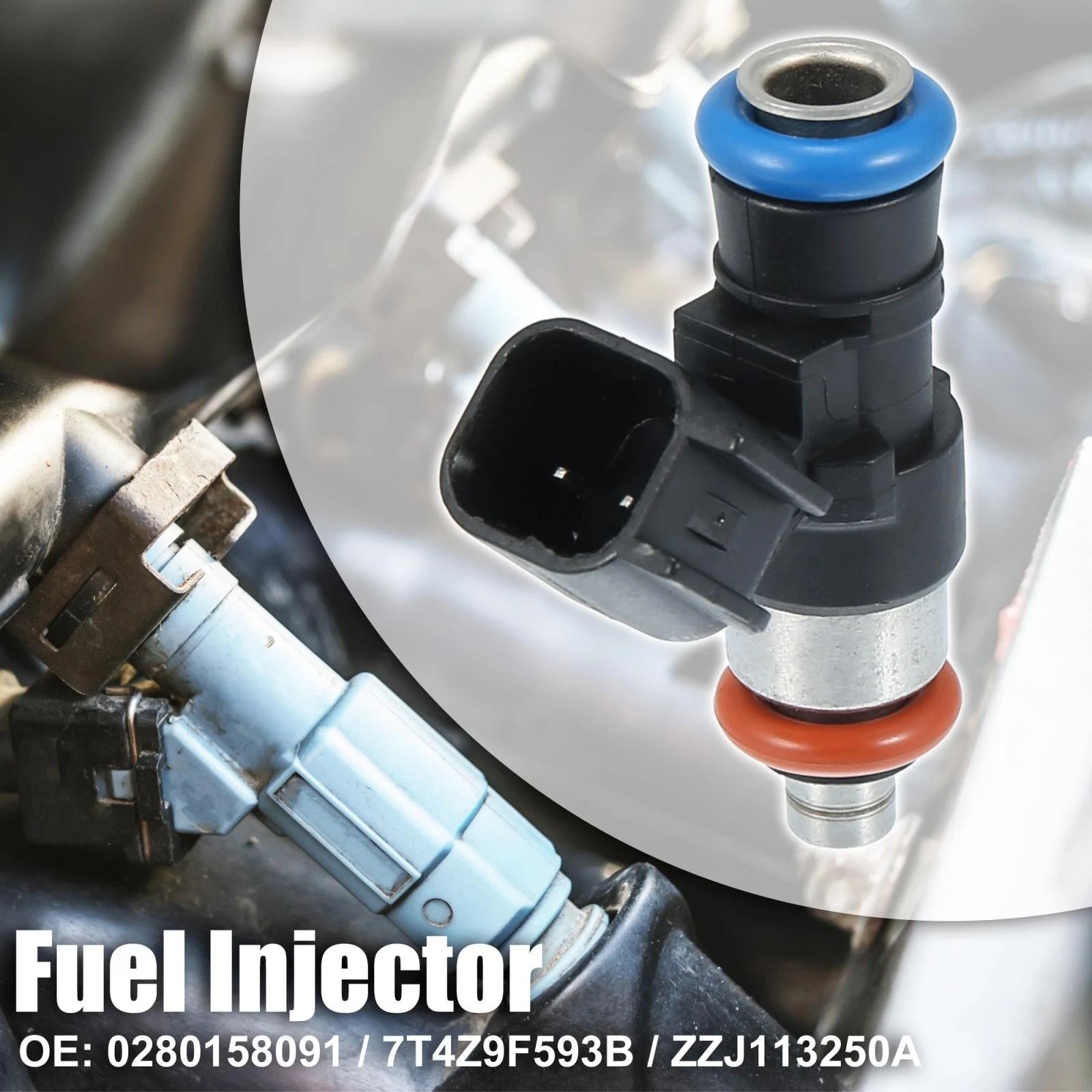 Fuel Injector 0280158091 for Ford Edge, Flex, Fusion, Taurus, Lincoln 