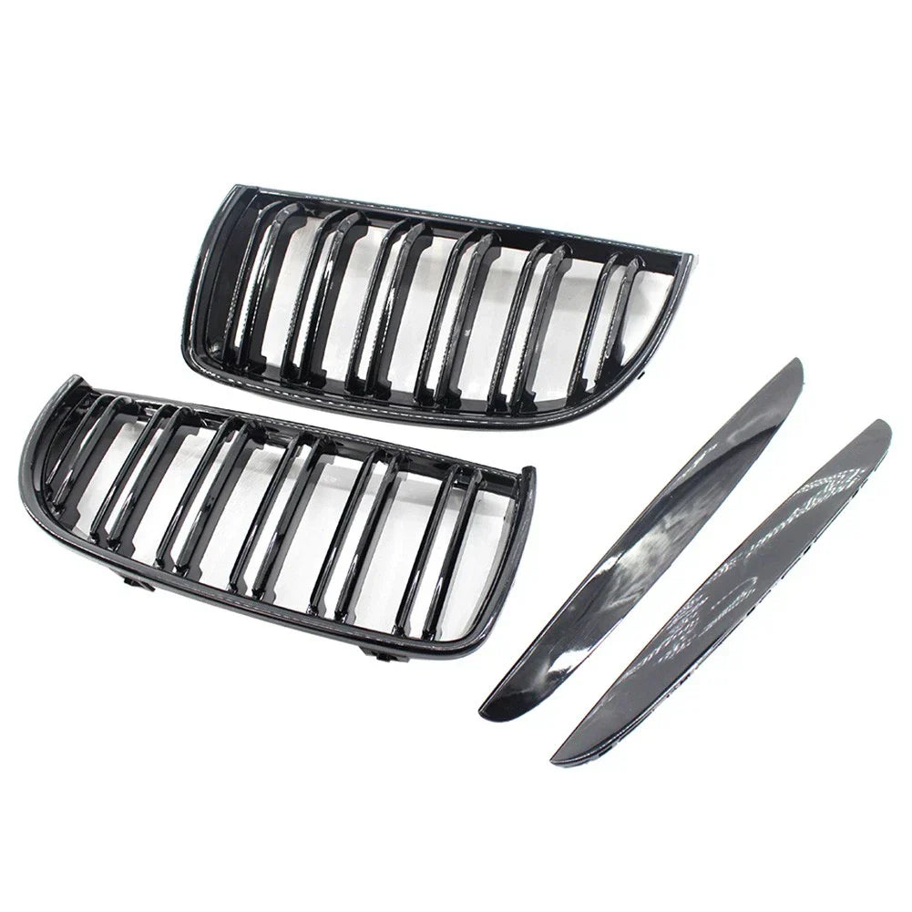 Dual Slat Front Kidney Grille for BMW 3-Series E90 E91 (2005-2008)