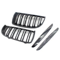 Dual Slat Front Kidney Grille for BMW 3-Series E90 E91 (2005-2008)
