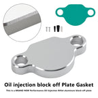 Oil Injection Block Off Plate Gasket for Yamaha Blaster YFS200 Banshee 350
