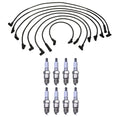 Denso 8mm Wire Set & 8 U-Groove Spark Plugs Kit for Chevy 5.0L 5.7L