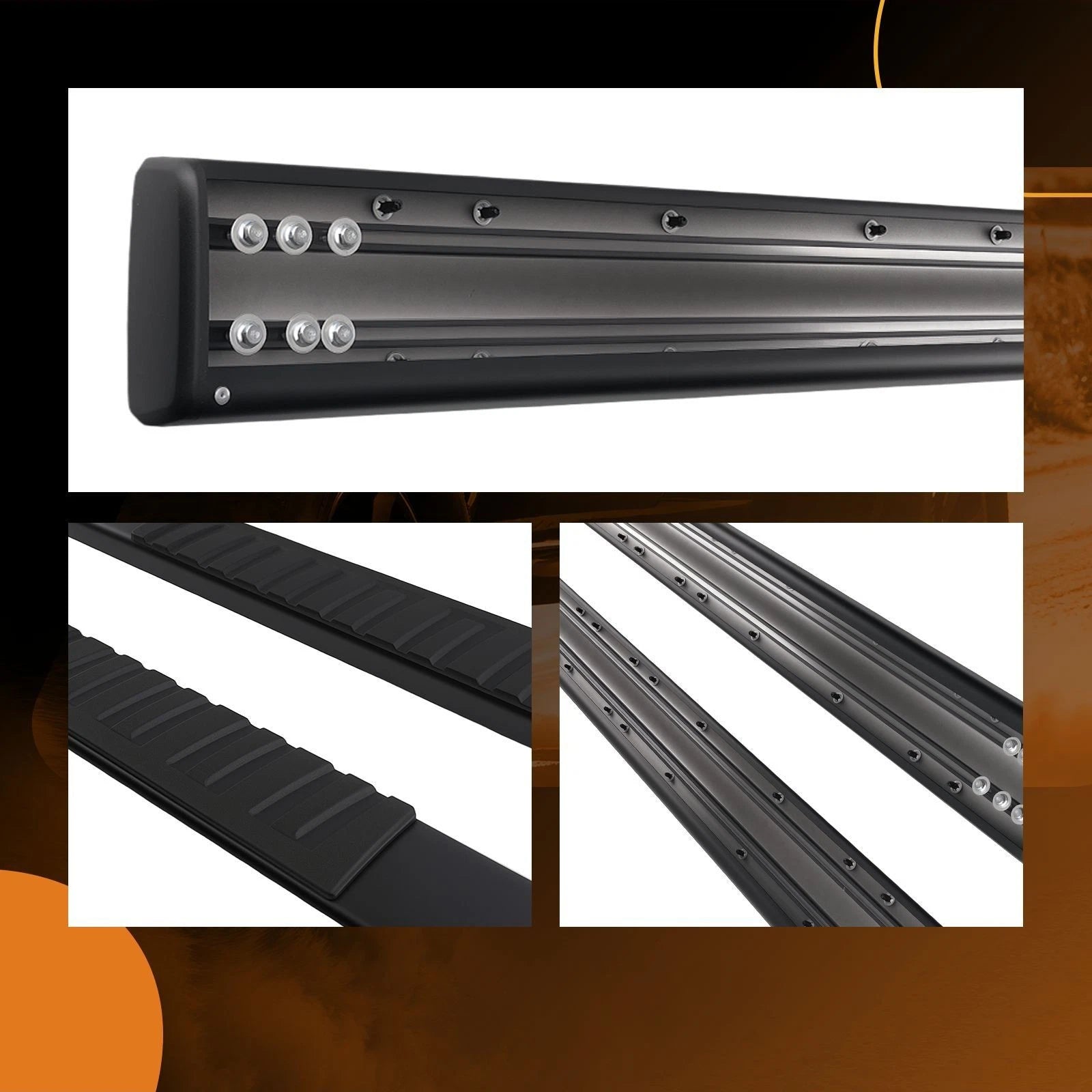 Side Step Bars for Ford F-150 Super Crew Cab (2015–2025)