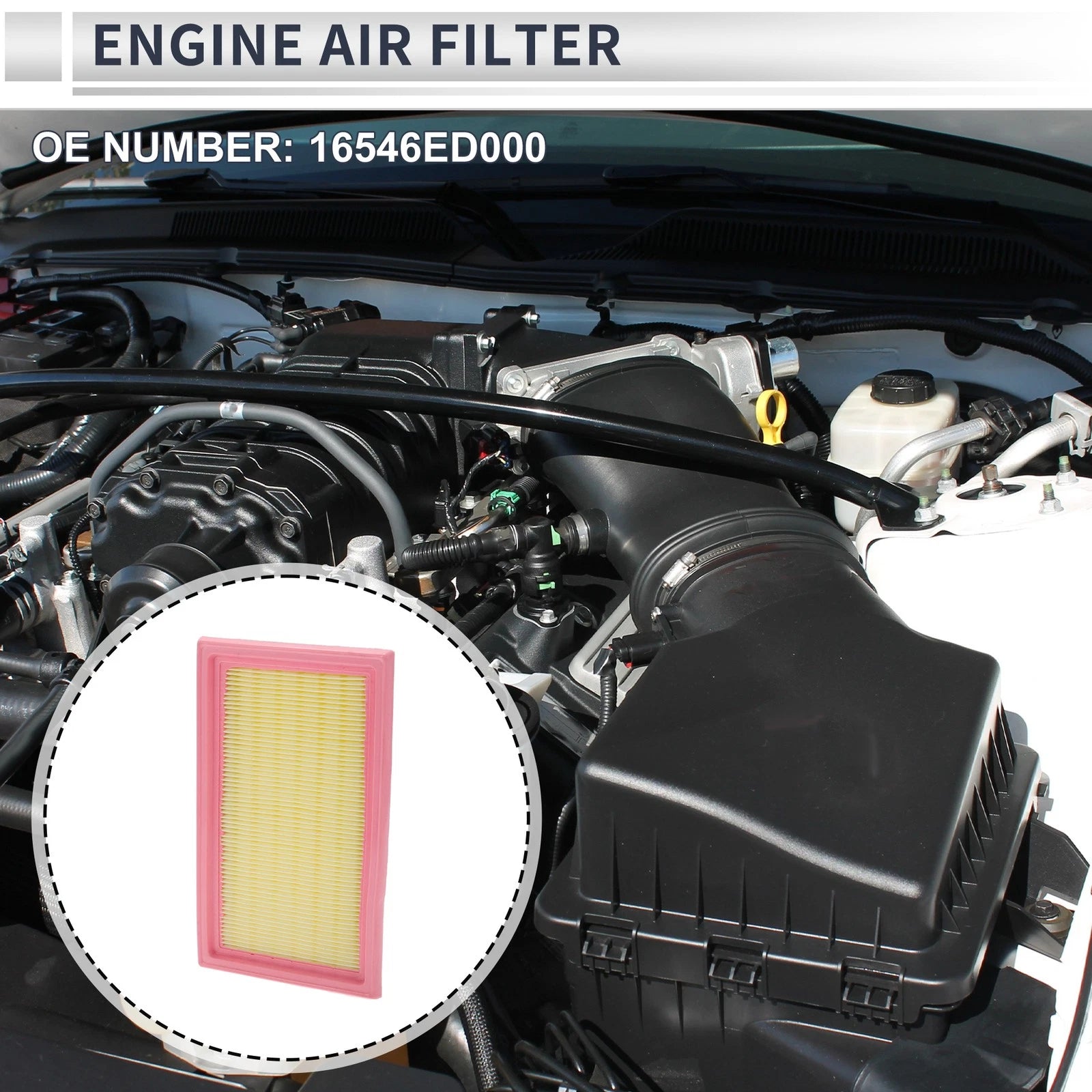 Engine Air Filter No. 16546ED000 for Nissan Cube (2009–2014)