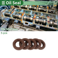 Oil Seal FKM Rubber 18x30x7mm for Various Models (5 Pcs)