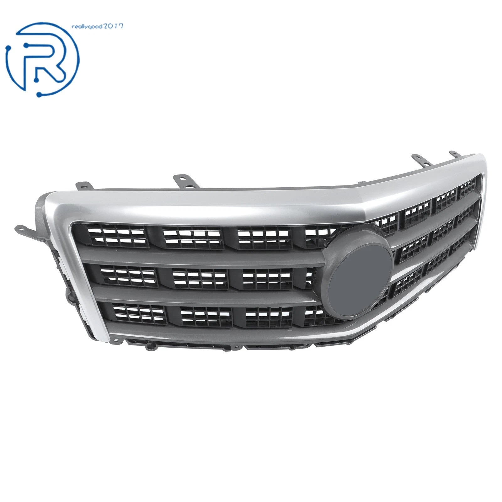 Mesh Upper Grille for Cadillac ATS (2013-2014) Dark Gray Matte Frame