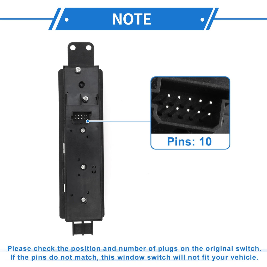 Power Window Switch for Mercedes-Benz Viano Vito (A6395451313)