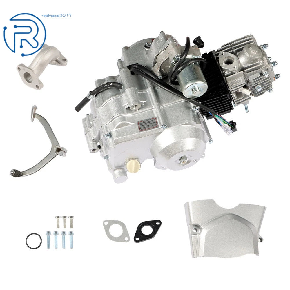 3-Speed Semi Auto Engine for ATV 125cc (Electric Start, Reverse)