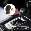 1 Pc Gear Shift Knob Cover for Hyundai Tucson (2015–2018) Black Brown Faux Leather